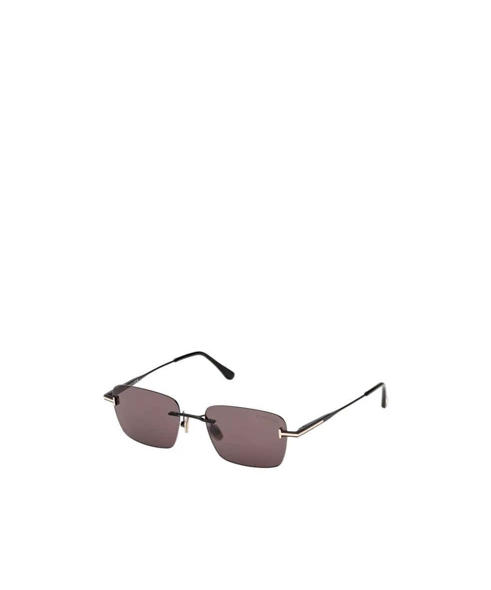 Tom Ford Eyewear Rectangle-Frame Rimless Sunglasses