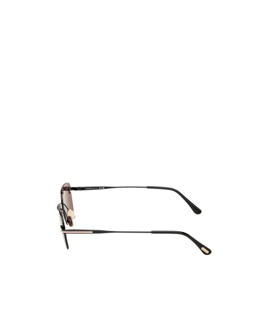 Tom Ford Eyewear Rectangle-Frame Rimless Sunglasses