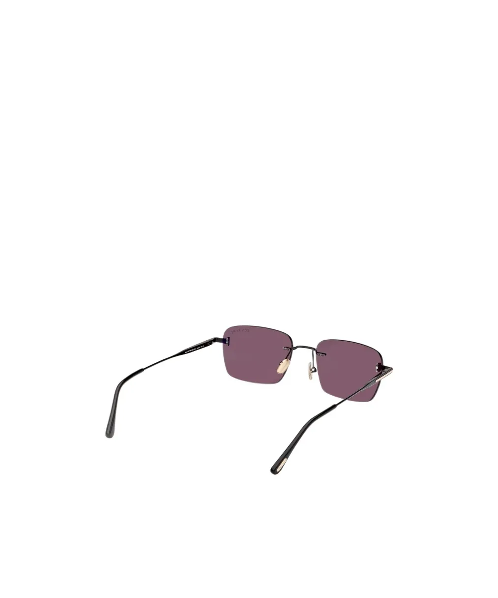 Tom Ford Eyewear Rectangle-Frame Rimless Sunglasses