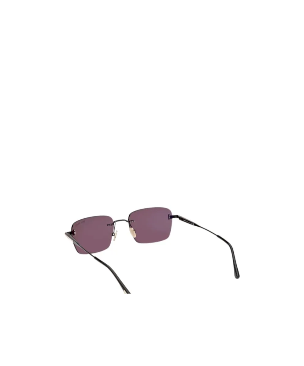 Tom Ford Eyewear Rectangle-Frame Rimless Sunglasses