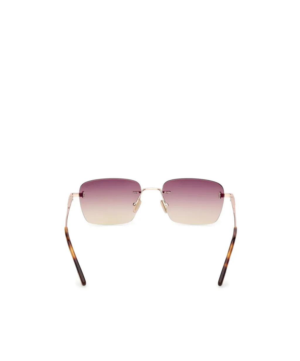Tom Ford Eyewear Rectangle-Frame Rimless Sunglasses