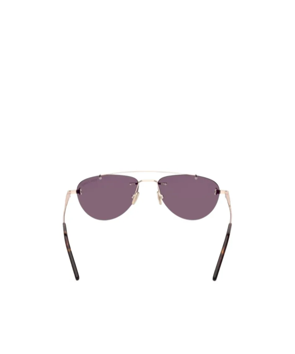 Tom Ford Eyewear Pilot Frame Sunglasses
