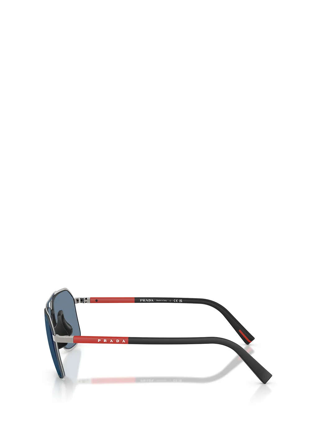 Prada Eyewear Linea Rossa Pilot Frame Sunglasses