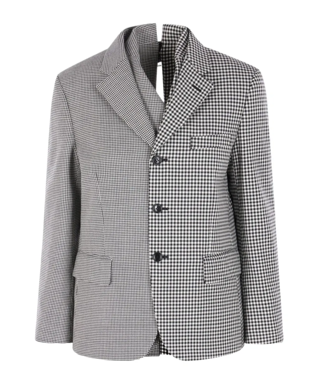 Checkered Suit Jacket