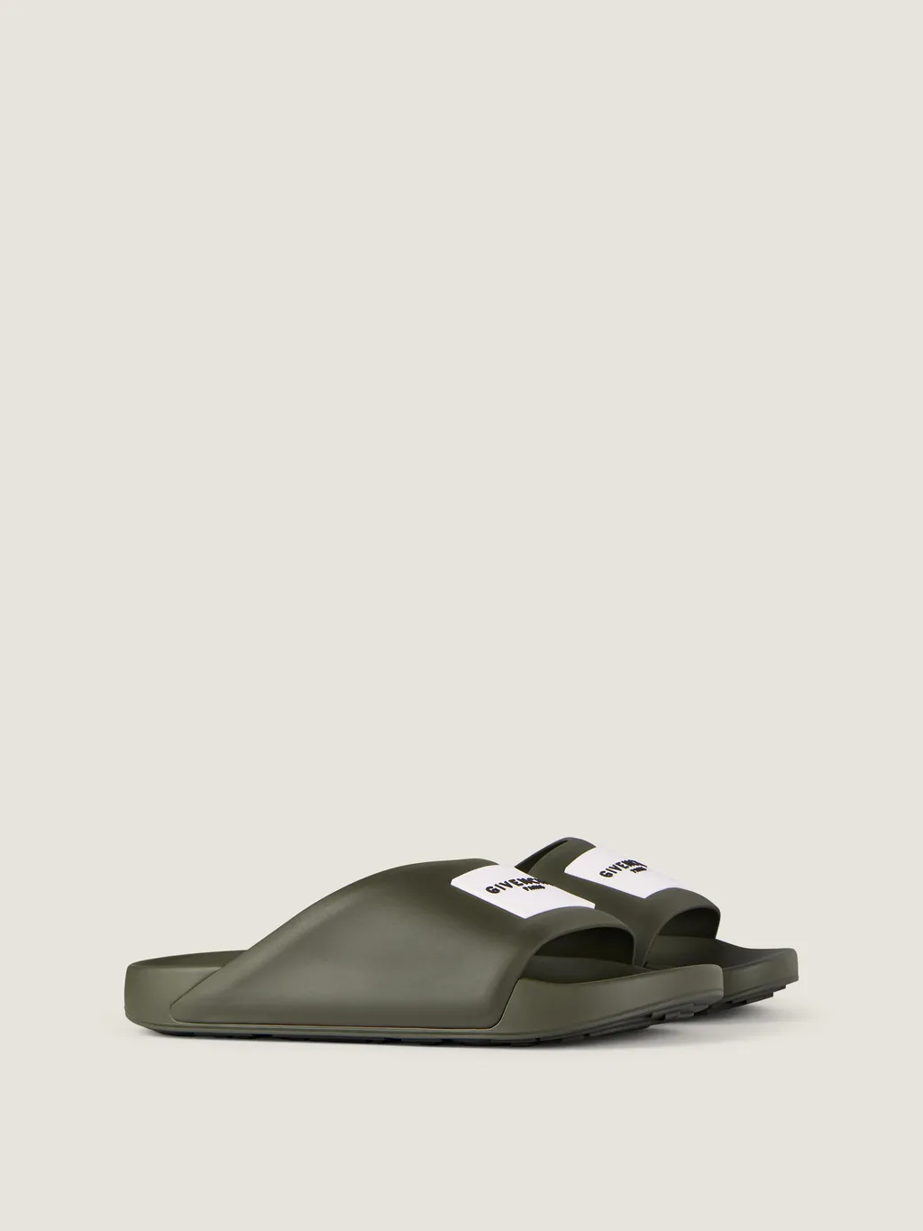Givenchy Paris Label Flat Slides