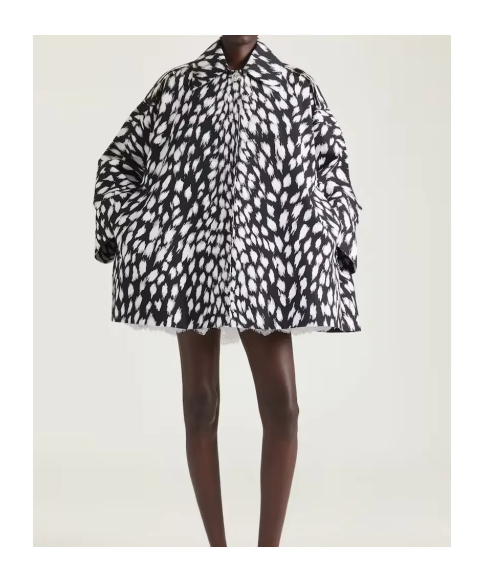 Givenchy Cocoon Collared Short Coat