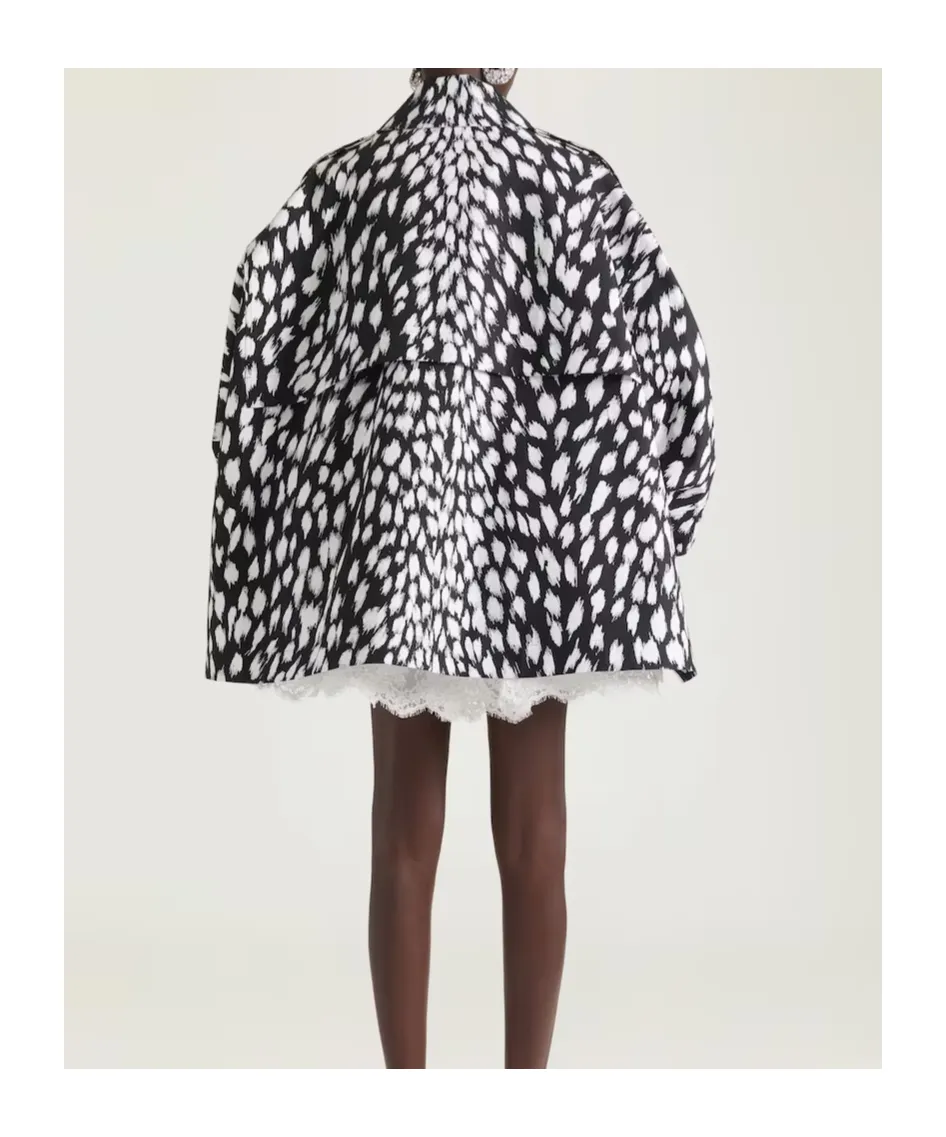 Givenchy Cocoon Collared Short Coat