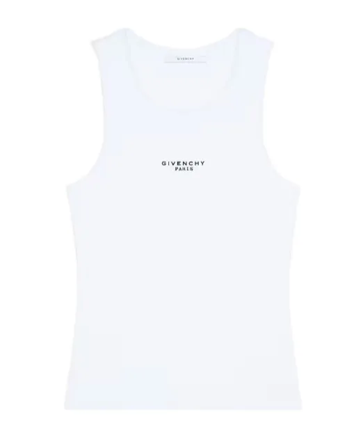 Givenchy Paris Logo Printed Slim-Fit Tank Top