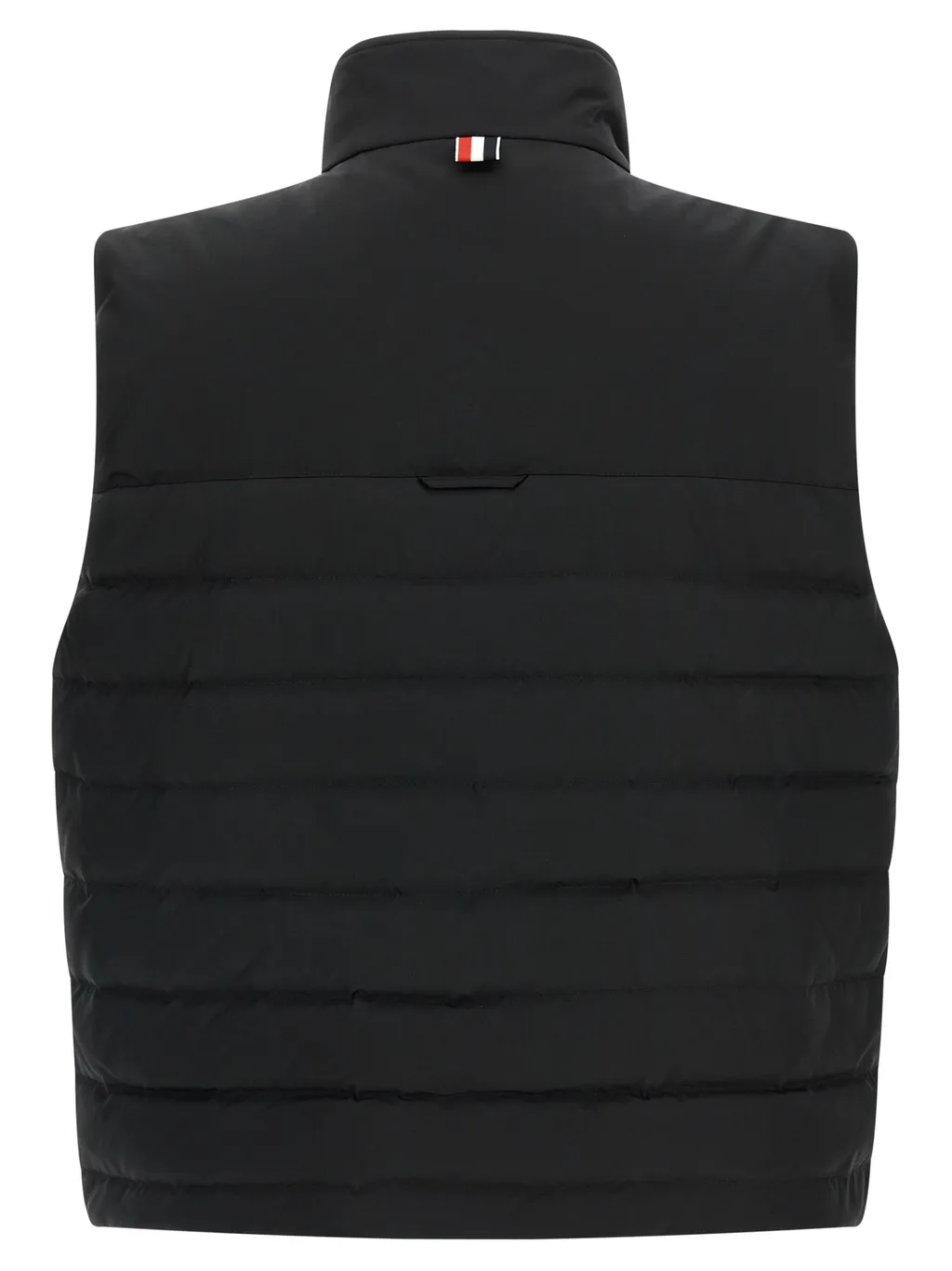 Thom Browne Shiny Ripstop Lightweight Down 4-Bar Vest