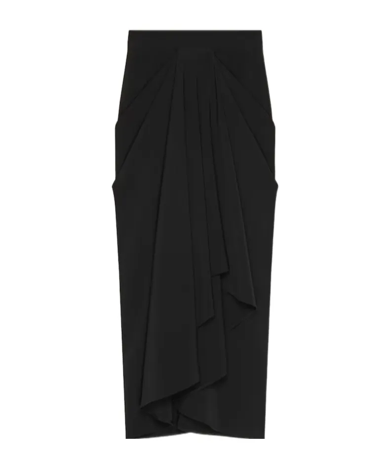 Givenchy Draped Midi Skirt