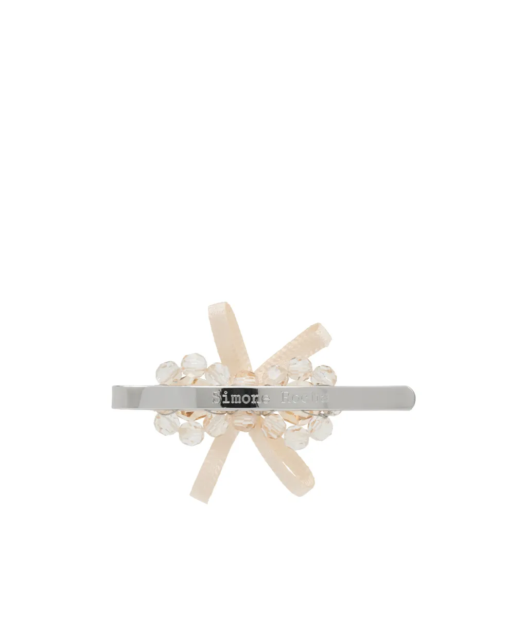 Bow Mini Flower Hair Clip