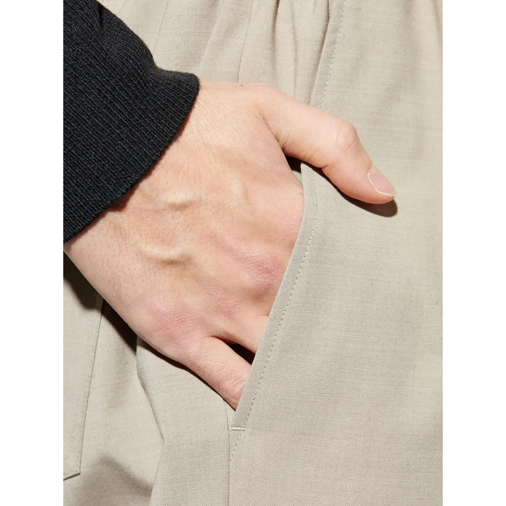 Mm6 Maison Margiela Elasticated Waistband Drawstring Trousers