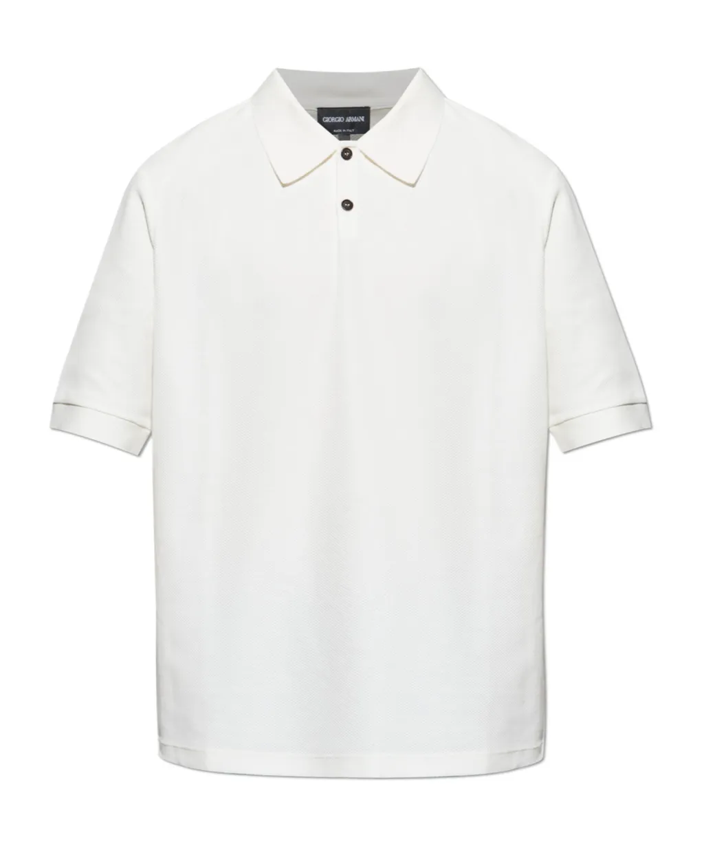 Giorgio Armani Regular Fit Short-Sleeved Polo Shirt