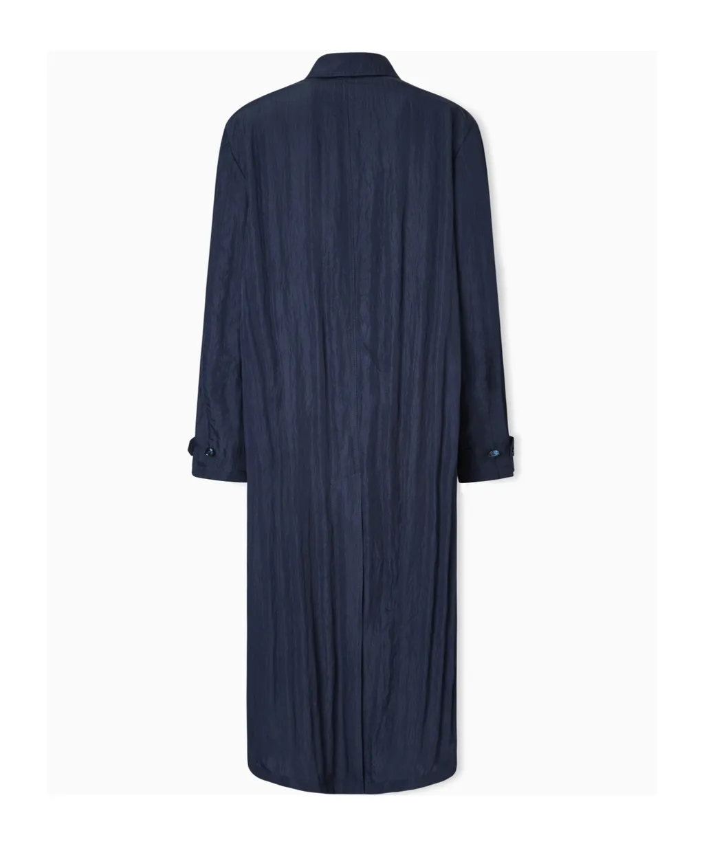 Giorgio Armani Ruched Effect Trench Coat