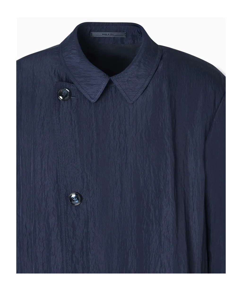 Giorgio Armani Ruched Effect Trench Coat