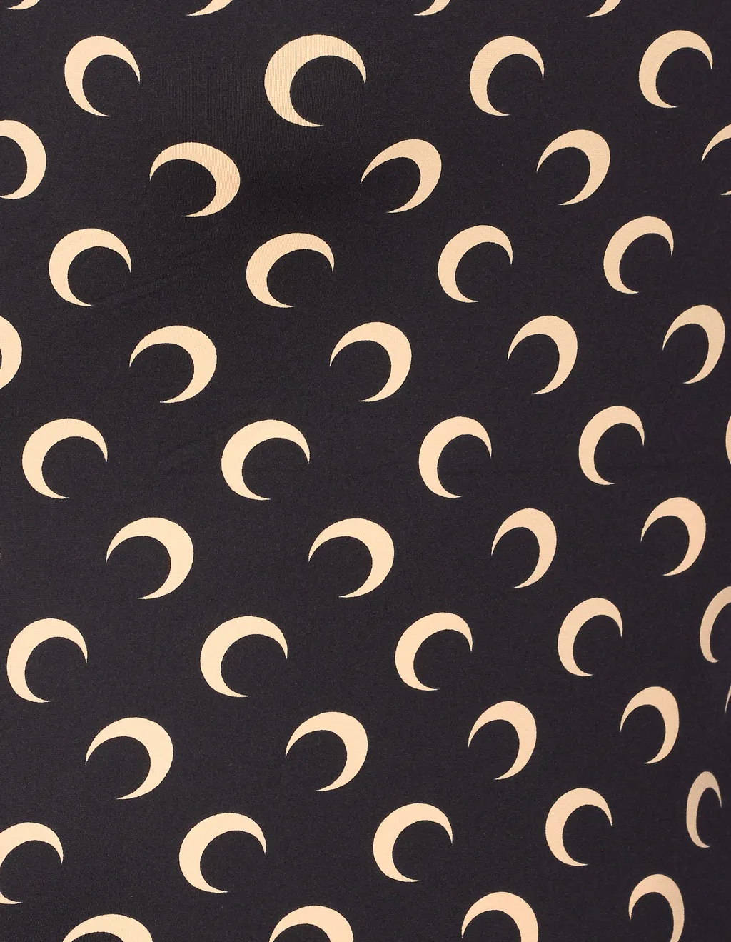 Marine Serre Moon Printed Jersey Square-Neck Top