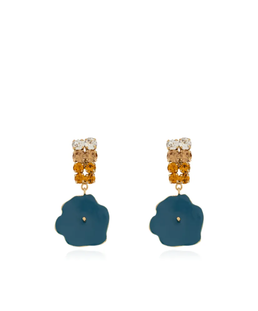 Marni Floral Motif Earrings
