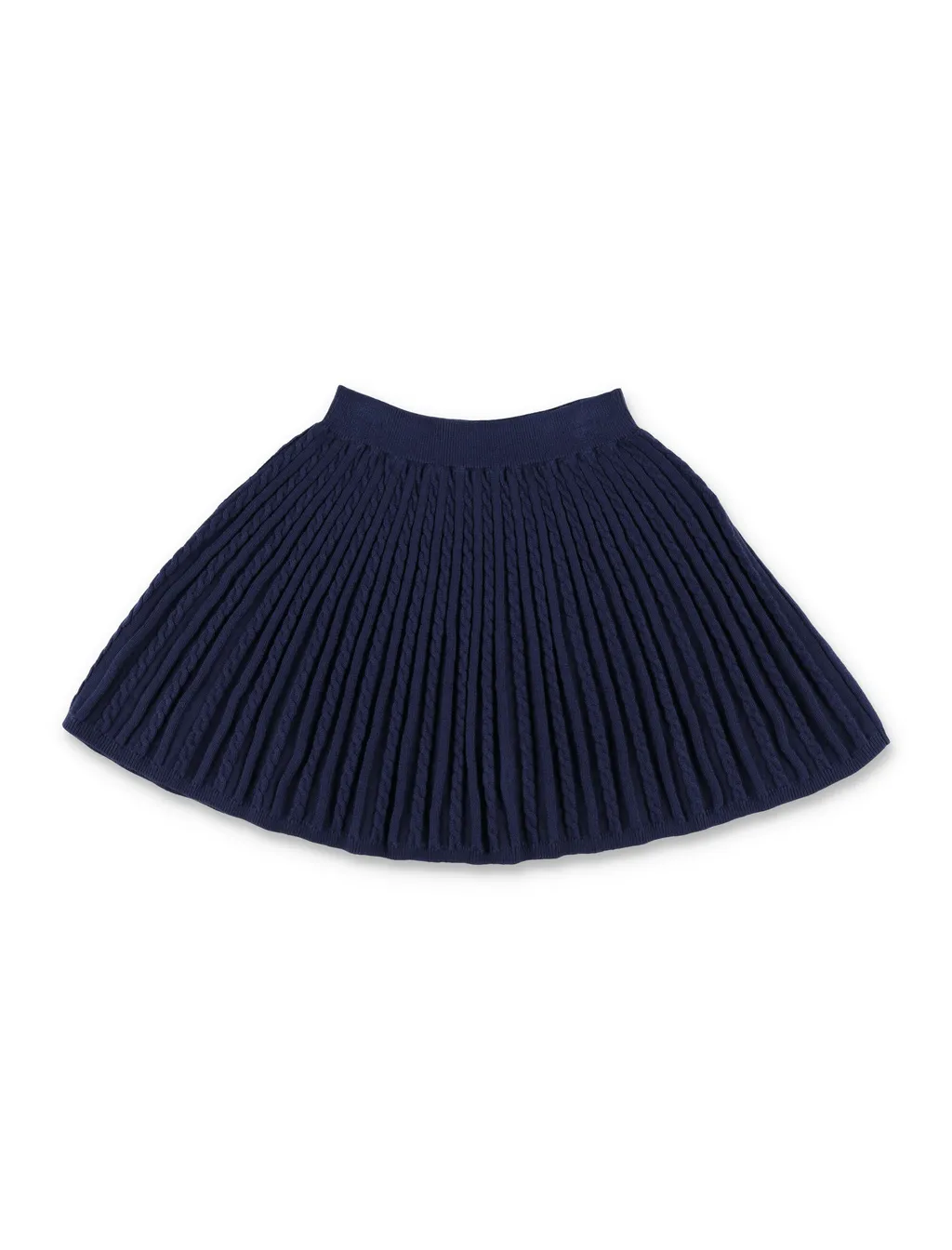 Short-Sleeved Knit Top And Skirt Set