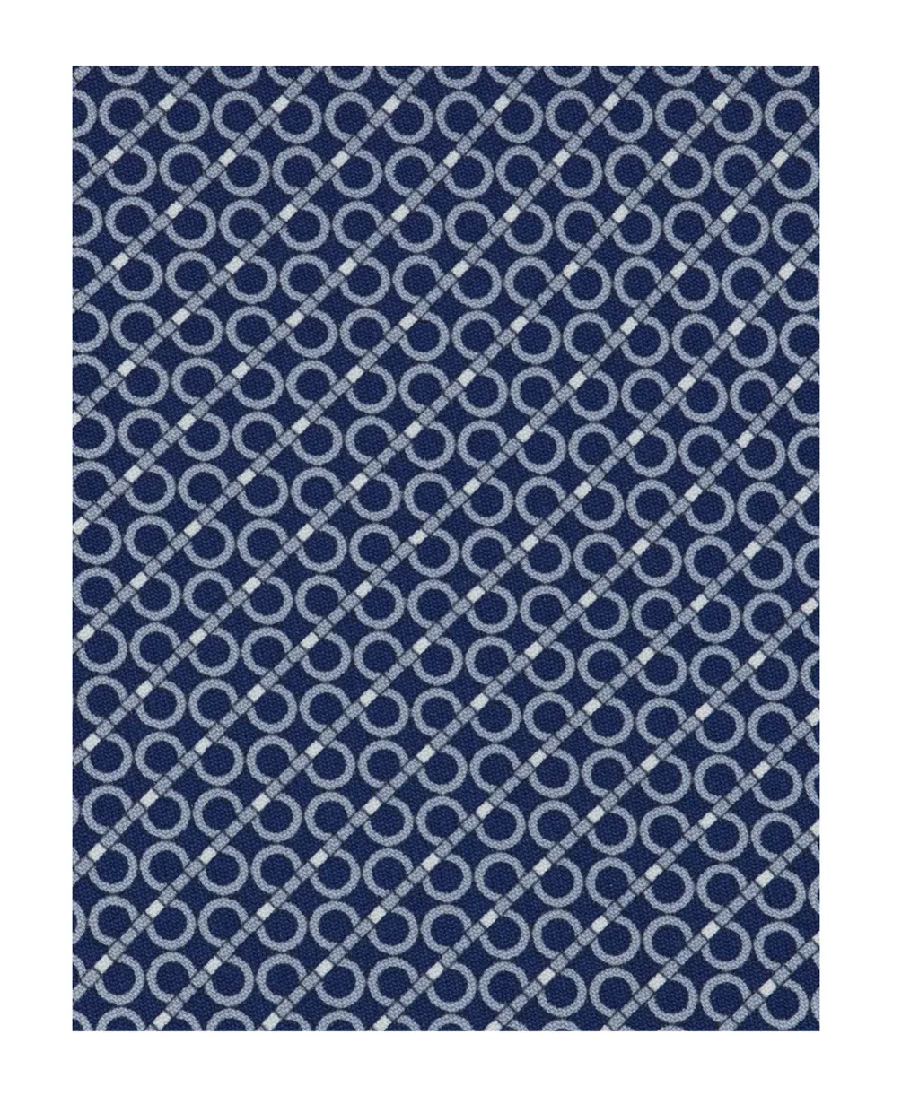 Ferragamo Gancini Regimental Print Tie