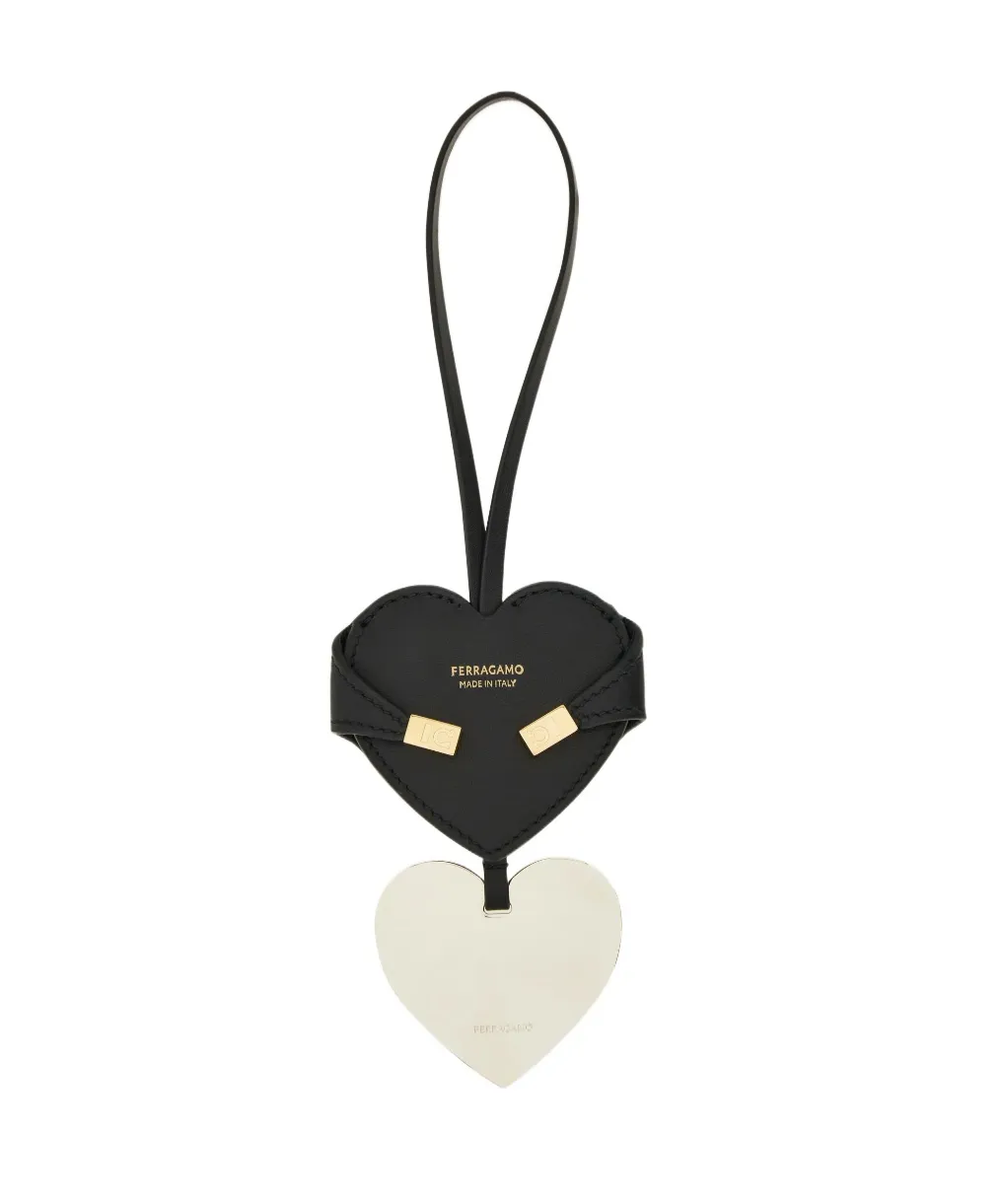 Logo-Print Charm