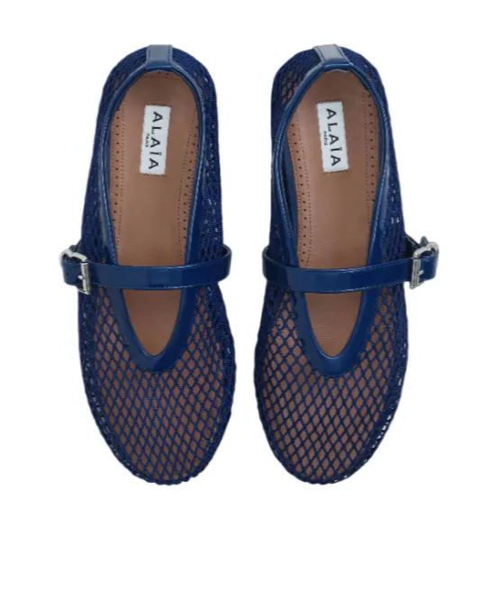 AlaÏA Fishnet Ballet Flats