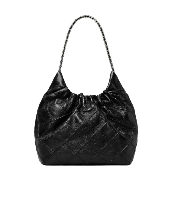Tory Burch Fleming Distressed Top Handle Bag