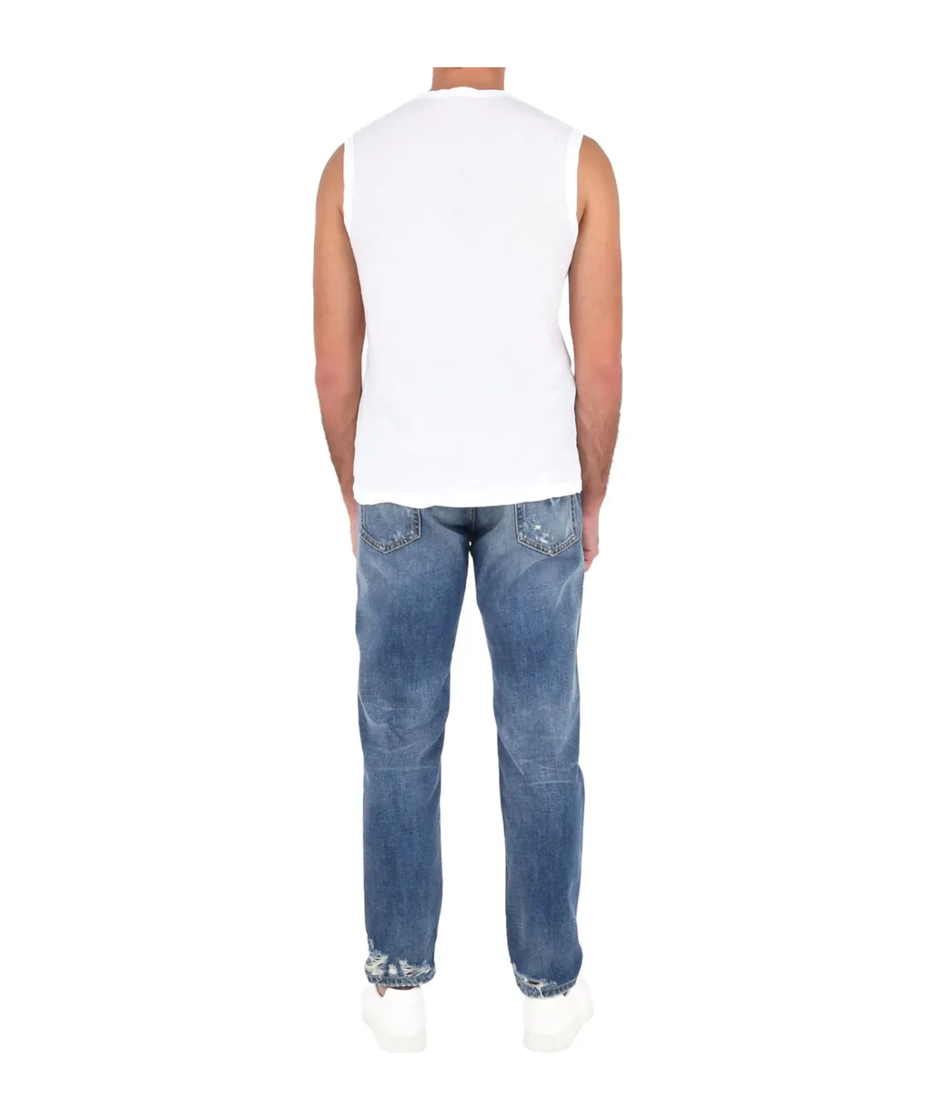 Crew Neck Vest
