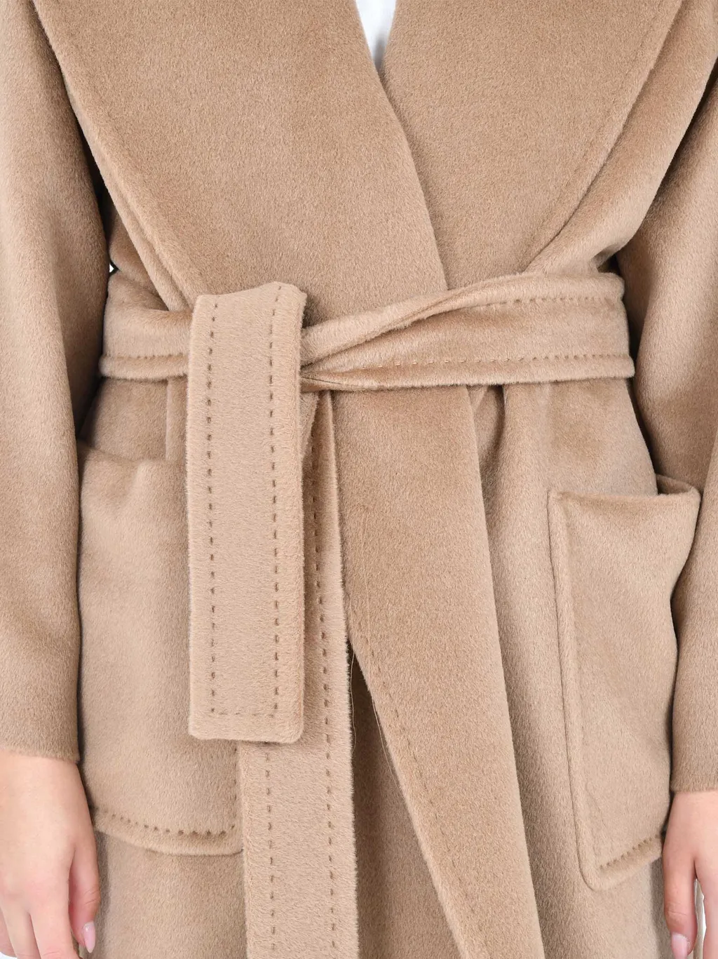 Max Mara Studio Cloruro Tie-Waisted Coat