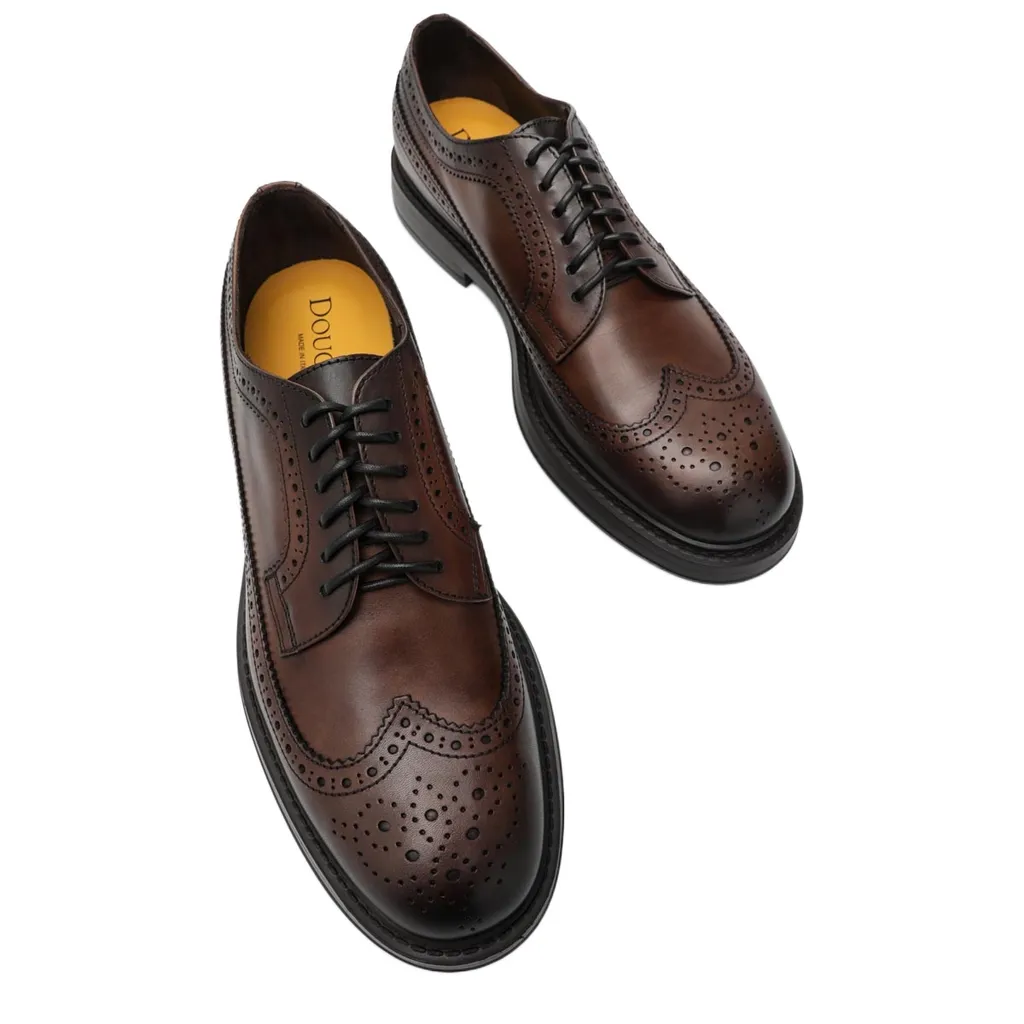 Doucal's Brogue Lace-Up Shoes