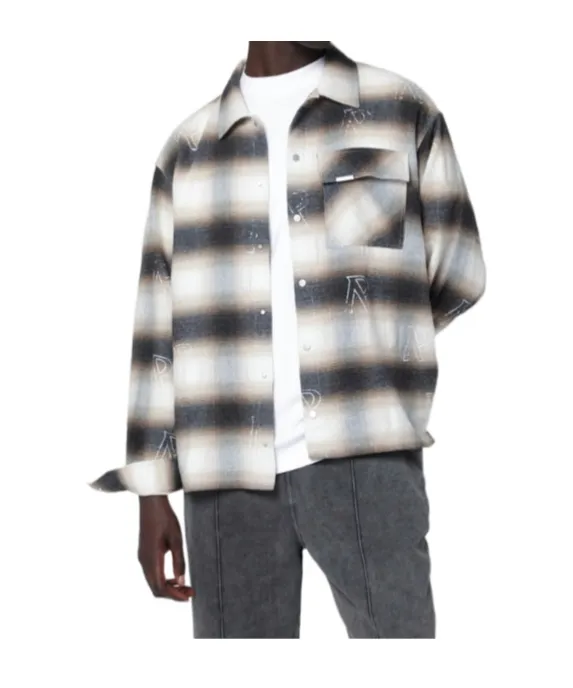 Represent Checked Flannel Shirt
