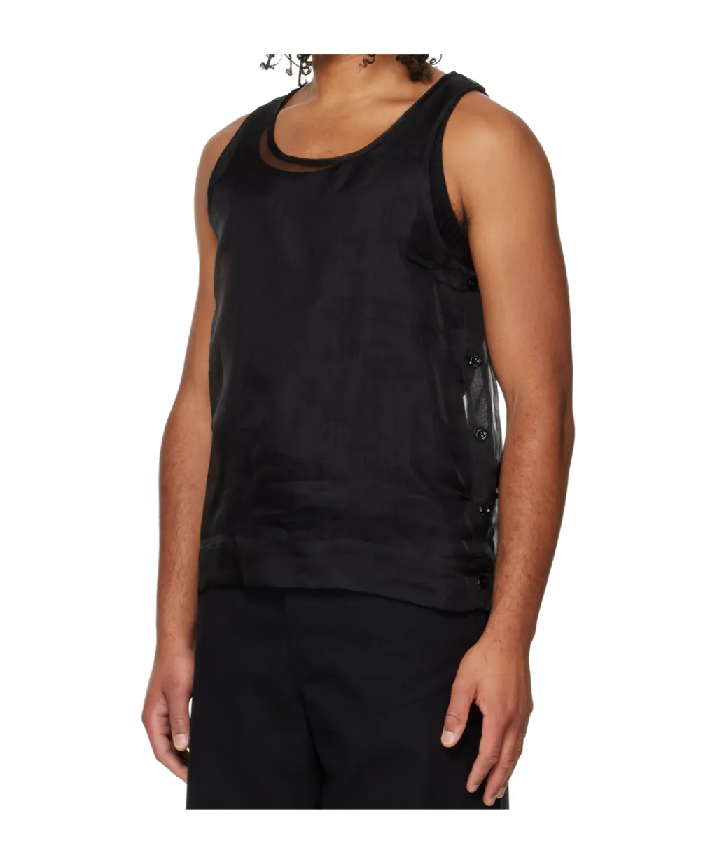 Organza Double-Layer Vest
