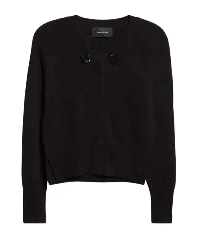 Embellished Cashmere Cardigan
