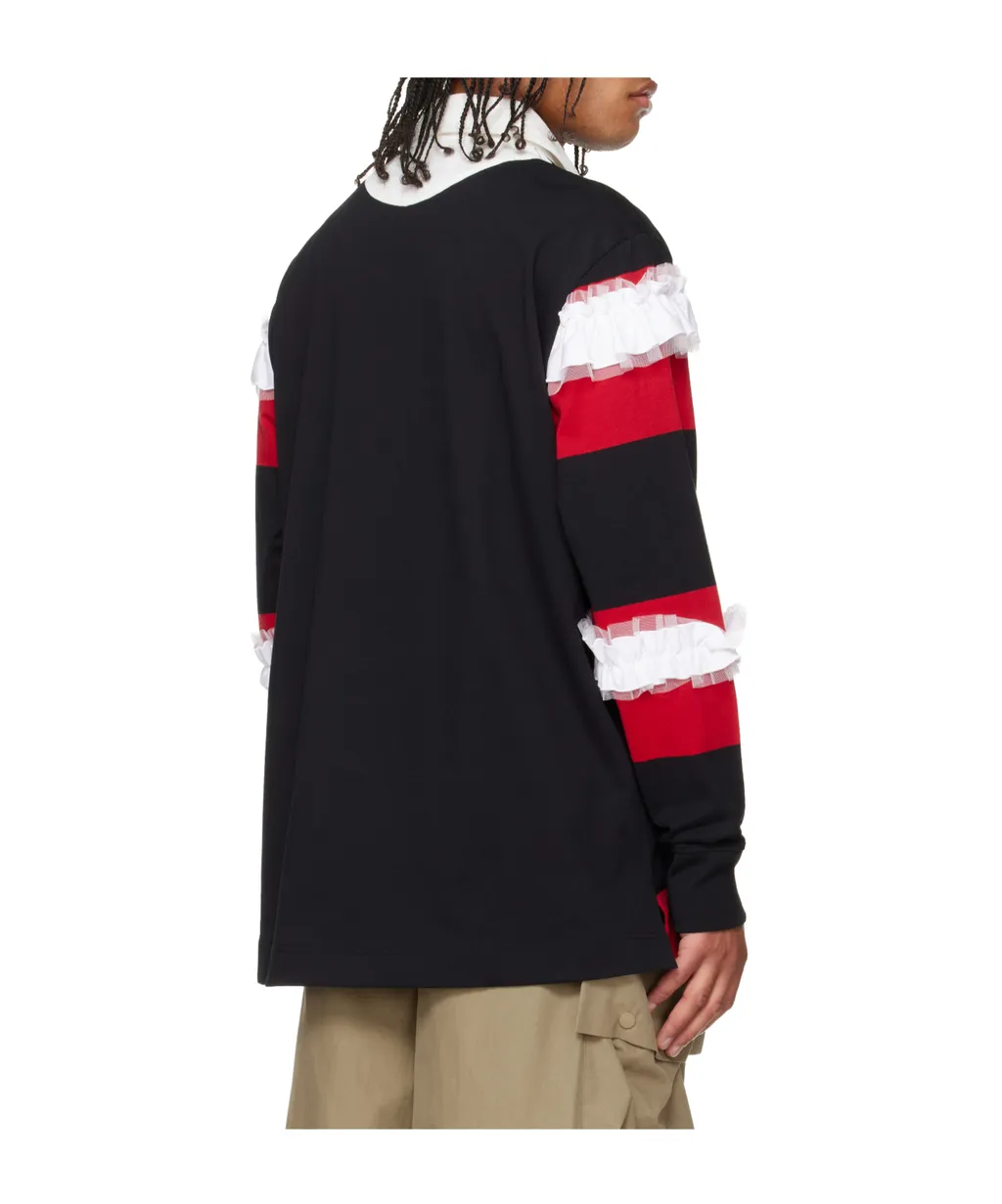 Ruffled Rugby Polo Shirt
