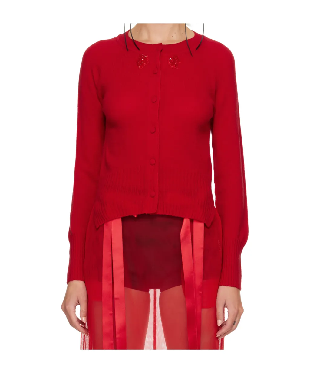 Embellished Cashmere Cardigan