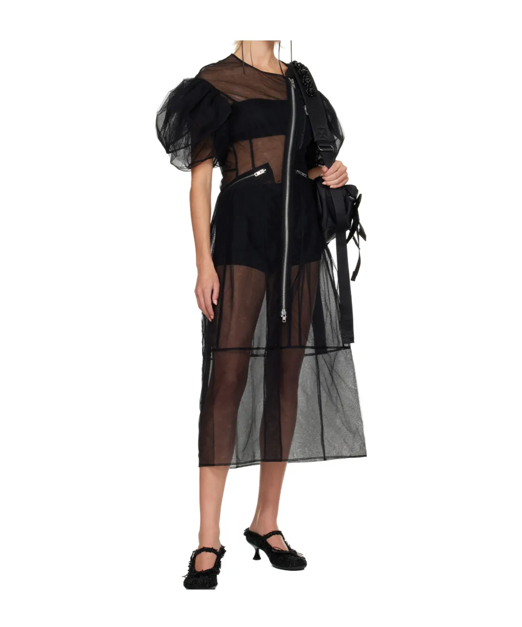 Semi-Sheer Dress