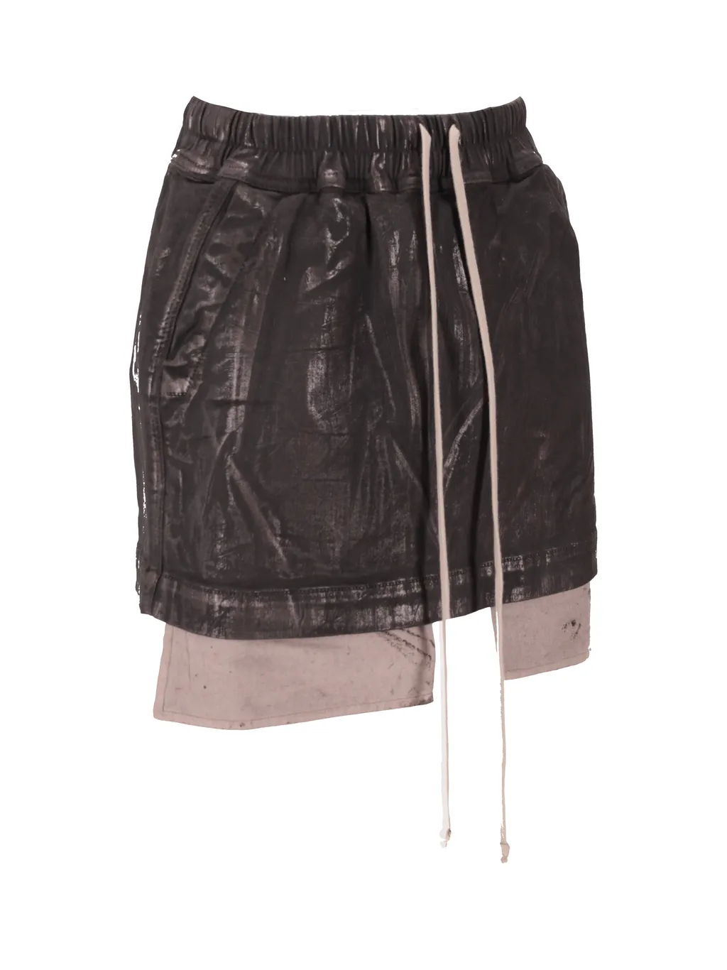 Rick Owens Drkshdw Fog Drawstring Mini Skirt