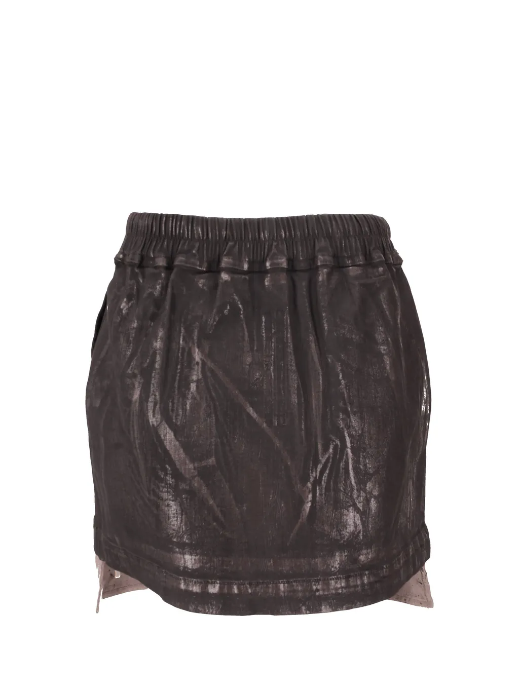Rick Owens Drkshdw Fog Drawstring Mini Skirt