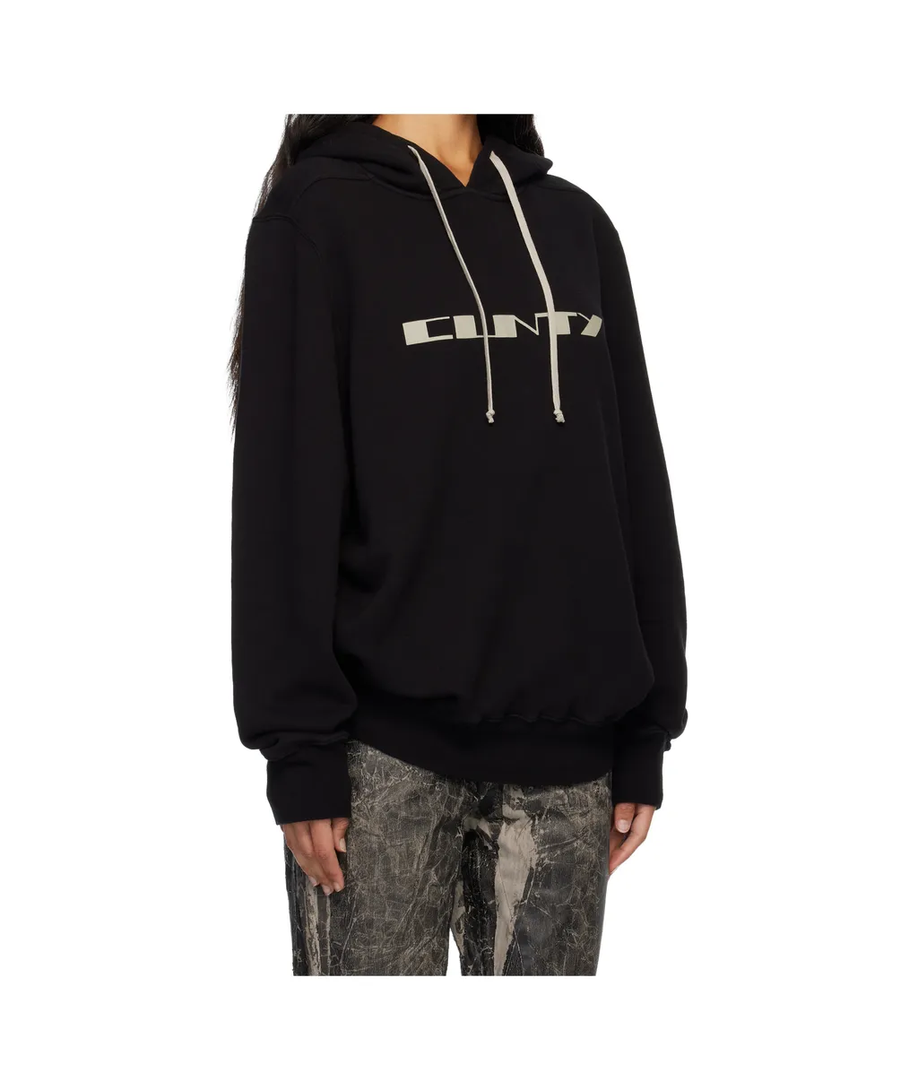 Rick Owens Drkshdw Drawstring Oversized Hoodie