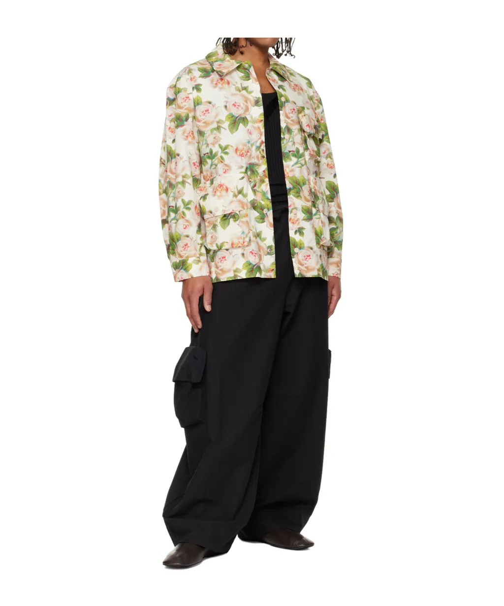 Drawstring-Fastening Multi-Pockets Trousers