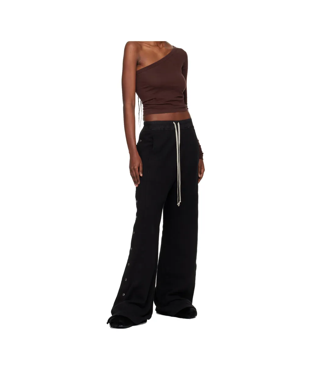 One-Shoulder Cotton Knit T-Shirt