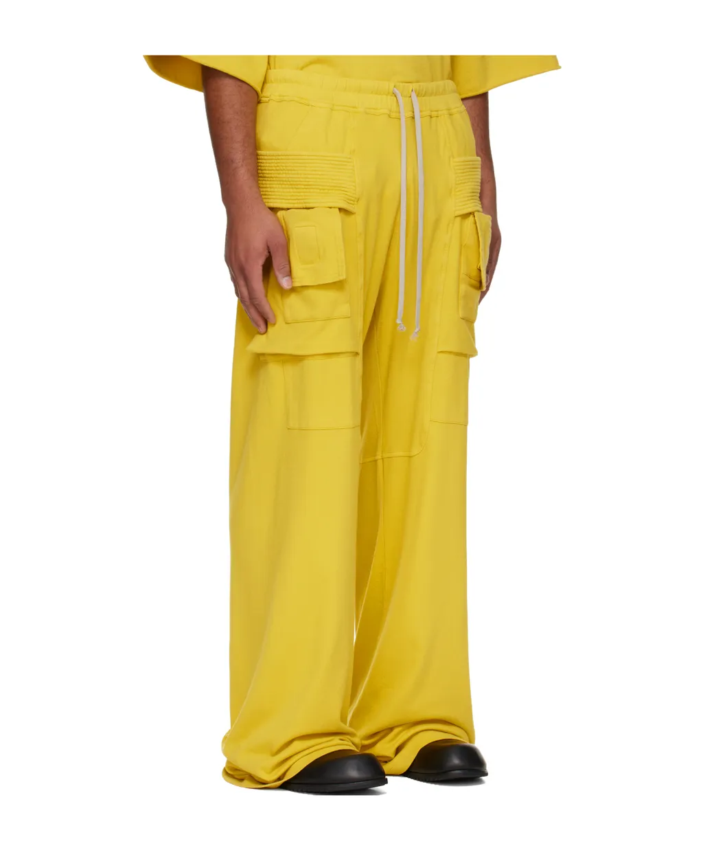 Rick Owens Drkshdw Wide Drawstring Cargo Pants