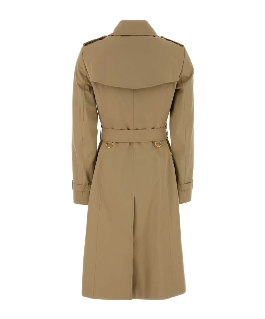 Burberry Double Breasted Belted Trench Coat
