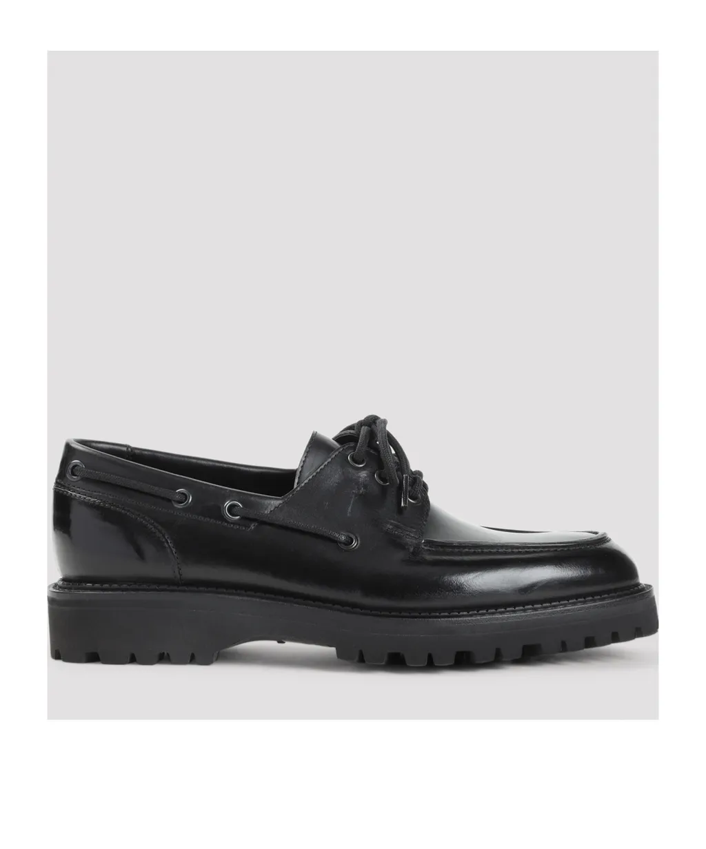 John Lobb Round Toe Lace-Up Shoes