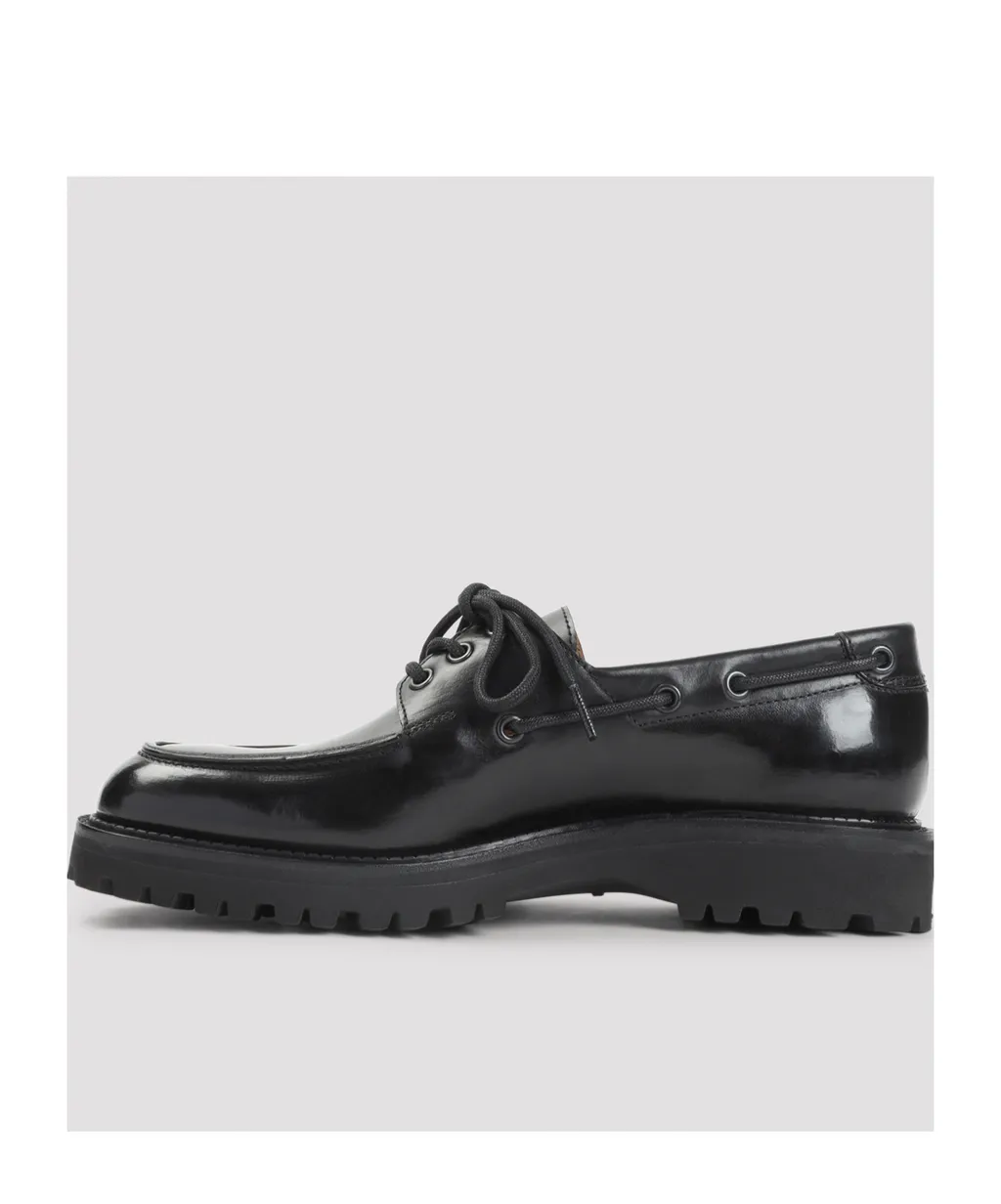 John Lobb Round Toe Lace-Up Shoes
