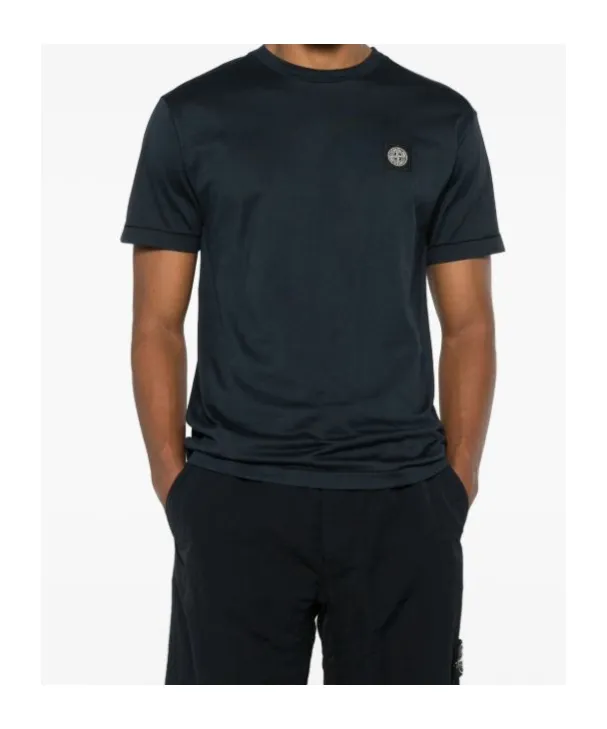 Stone Island Logo Patch Crewneck T-Shirt