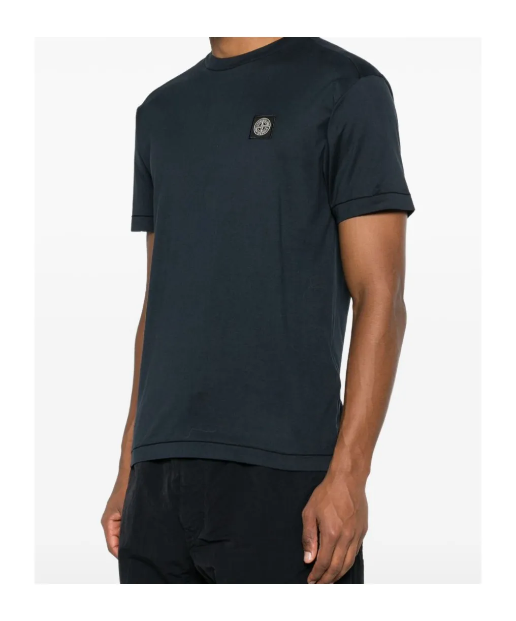 Stone Island Logo Patch Crewneck T-Shirt