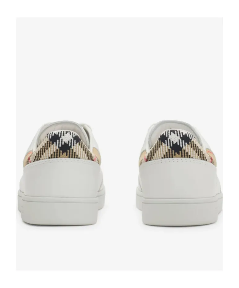 Burberry Checked Low-Top Sneakers