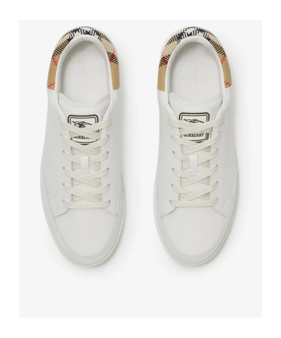 Burberry Checked Low-Top Sneakers