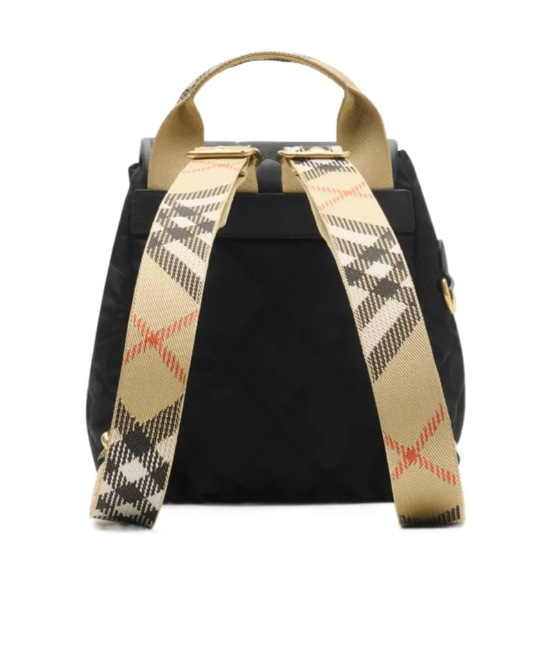 Burberry Quilted Horseshoe Drawstring Backpack
