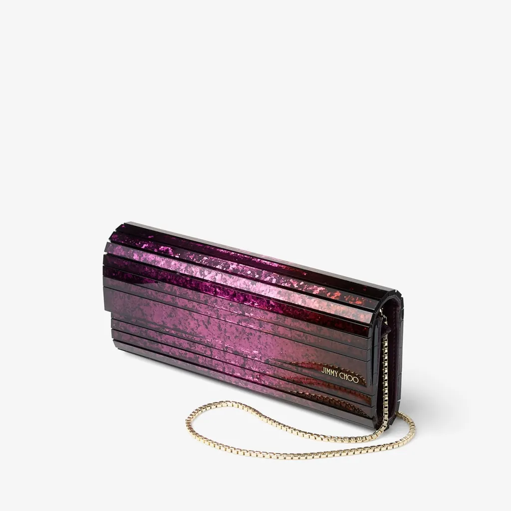 Sweetie Glitter-Embellished Clutch Bag